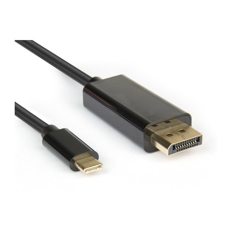 Hamlet XVAUC DP4K20 cavo e adattatore video 2 m USB C DisplayPort Nero