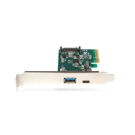 Hamlet Scheda Usb 3.1 PCI Express Type C Type A trasferimento fino a 10 Gbps HUSB312TCPCX