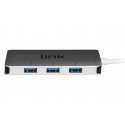 Nilox LKCCH02 hub di interfaccia USB 3.2 Gen 2 3.1 Gen 2 Type-C 10000 Mbits Argento