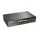 D Link DGS 1008P switch di rete Non gestito Gigabit Ethernet 101001000 Nero Supporto Power over Ethernet PoE