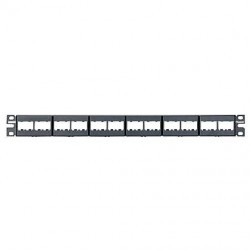 Panduit 24 port modular patch panel 1U CPP24WBLY