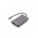 Urban Factory TCM16UF replicatore di porte e docking station per notebook Cablato USB 3.2 Gen 1 3.1 Gen 1 Type-C Grigio