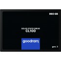 Goodram CL100 gen.3 2.5 960 GB Serial ATA III 3D TLC NAND SSDPR-CL100-960-G3