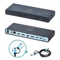 i-tec USB 3.0 USB-C Thunderbolt 3 Dual Display Docking Station + Power Delivery 65W CADUA4KDOCKPDLIT