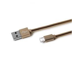 Celly USB MICROUSB METAL CABLE GD
