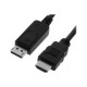 Nilox NX090208102 cavo di interfaccia e adattatore DisplayPort HDMI Nero