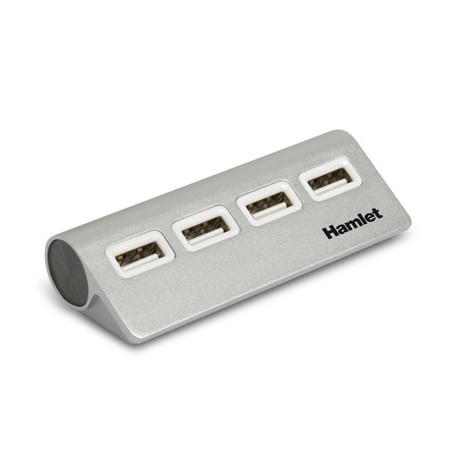 Hamlet 4 port Hub usb 2.0 a 4 porte 480 Mbps XHUB4020AL