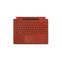 Microsoft Signature with Slim Pen 2 Rosso Cover port QWERTY Italiano 8X8-00030