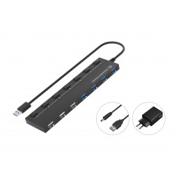Conceptronic 7 PORT USB 3.0 2.0 HUB WITH POWER A
