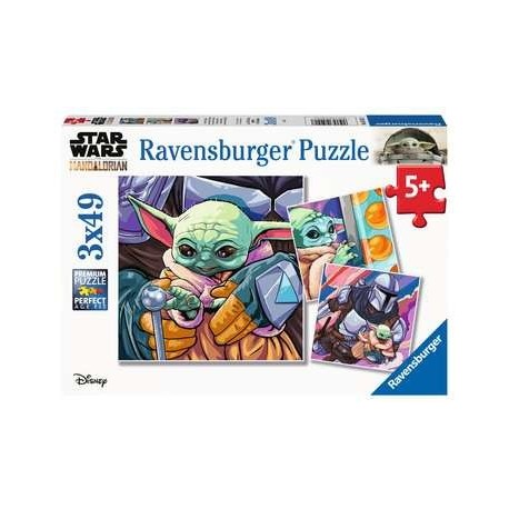 Ravensburger THE MANDALORIAN BABYYODA 3X49PZ