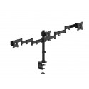Nilox MB3385 supporto da tavolo per Tv a schermo piatto 68,6 cm 27 Morsa Nero