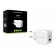 Conceptronic 2 PORT USB CHARGER WHITE PD 20W