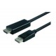 Nilox DP CABLE UHDTV M M BLACK 2M