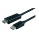 Nilox DP CABLE UHDTV M M BLACK 2M