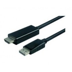 Nilox DP CABLE UHDTV M M BLACK 2M