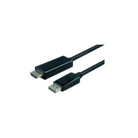 Nilox DP CABLE UHDTV M M BLACK 2M