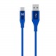 Celly USB USB C COLOR 3M BL