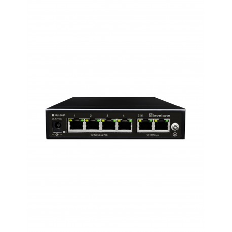 LevelOne 6 PORT FAST ETHERNET POE SWITCH