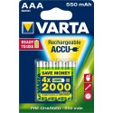 Varta Ready2Use HR03 4pcs Batteria ricaricabile Nichel-Metallo Idruro NiMH 56743101404