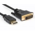 Hamlet XVCHDM-DV18 cavo e adattatore video 1,8 m HDMI tipo A Standard DVI-D Nero