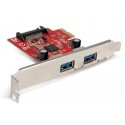 Hamlet Scheda Usb 3.0 PCI Express con 2 porte HUSB302PCX