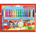 Stabilo power max marcatore Vivido Multicolore 18 pz 98018-01