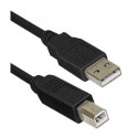 Nilox P019-U20-ABMM-5.0 cavo USB 5 m USB 2.0 USB A USB B Nero P019U20ABMM-5.0