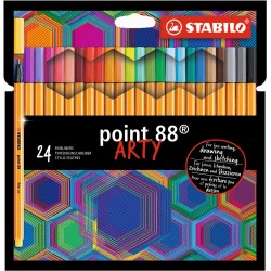 Stabilo STABILO POINT 88 24PCS WALLET ARTY