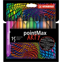 Stabilo STABILO POINTMAX 15PCS WALLET ARTY