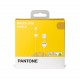 Pantone MICROUSB CABLE YELLOW 1 5 MT