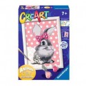 Ravensburger CreArt Cuddly Bunny Colore per kit di verniciatura in base ai numeri 28933