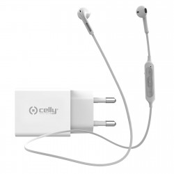 Celly TRAVEL CHARGER BHDROP KIT WH