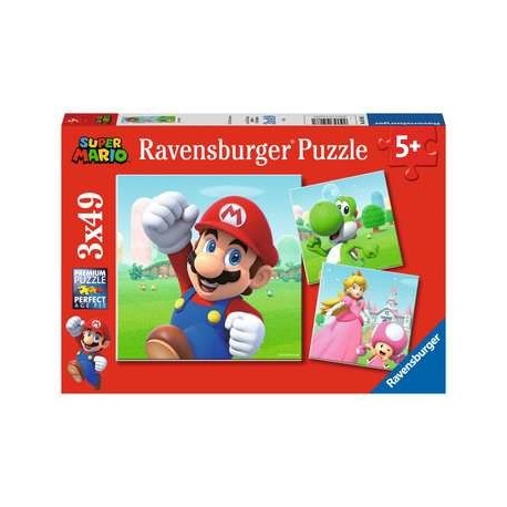 Ravensburger SUPER MARIO 3X49PZ