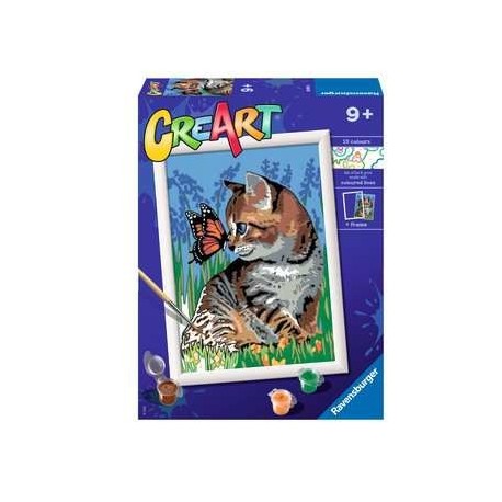 Ravensburger CREART SERIE D GATTINO E FARFALLA