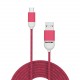Pantone MICROUSB CABLE PINK 1 5 MT