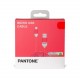Pantone MICROUSB CABLE PINK 1 5 MT