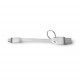 Celly USB MICRO KEYCHAIN 12 CM WH