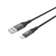 Celly USB LIGHTNING COLOR BK