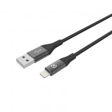 Celly USB LIGHTNING COLOR BK