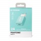 Pantone PANTONE WALL CHARGER CYAN 2.1A