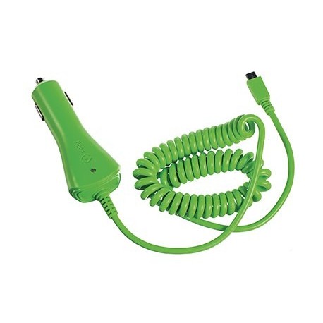 Celly CAR CHARGER 1A MICROUSB GREEN