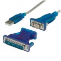 Nilox NX080500103 cavo seriale Blu USB tipo A DB-9