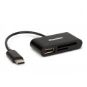 Hamlet XZR100UC lettore di schede USB 2.0 Type-C Nero