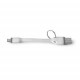 Celly USB TYPEC KEYCHAIN 12 CM WH