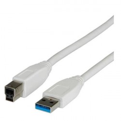 Nilox 1.8m USB 3.0 A USB 3.0 B MM cavo USB 1,8 m 3.2 Gen 1 3.1 Gen 1 USB A USB B Grigio ROS3002
