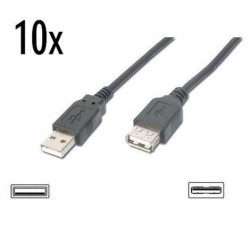 Nilox NX090301136 cavo USB 1,8 m USB A Nero