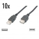 Nilox NX090301136 cavo USB 1,8 m USB 2.0 USB A Nero