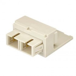 Panduit CMDBUSCAW SCSC 1pezzoi Nero, Bianco adattatore di fibra ottica