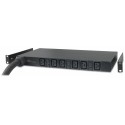 APC Basic Rack PDU AP7526 unità di distribuzione dellenergia PDU 6 presae AC 1U Nero