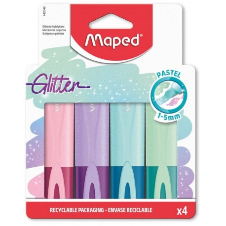 Maped CF4 EVIDENZIATORE GLITTER COL. ASS 742046